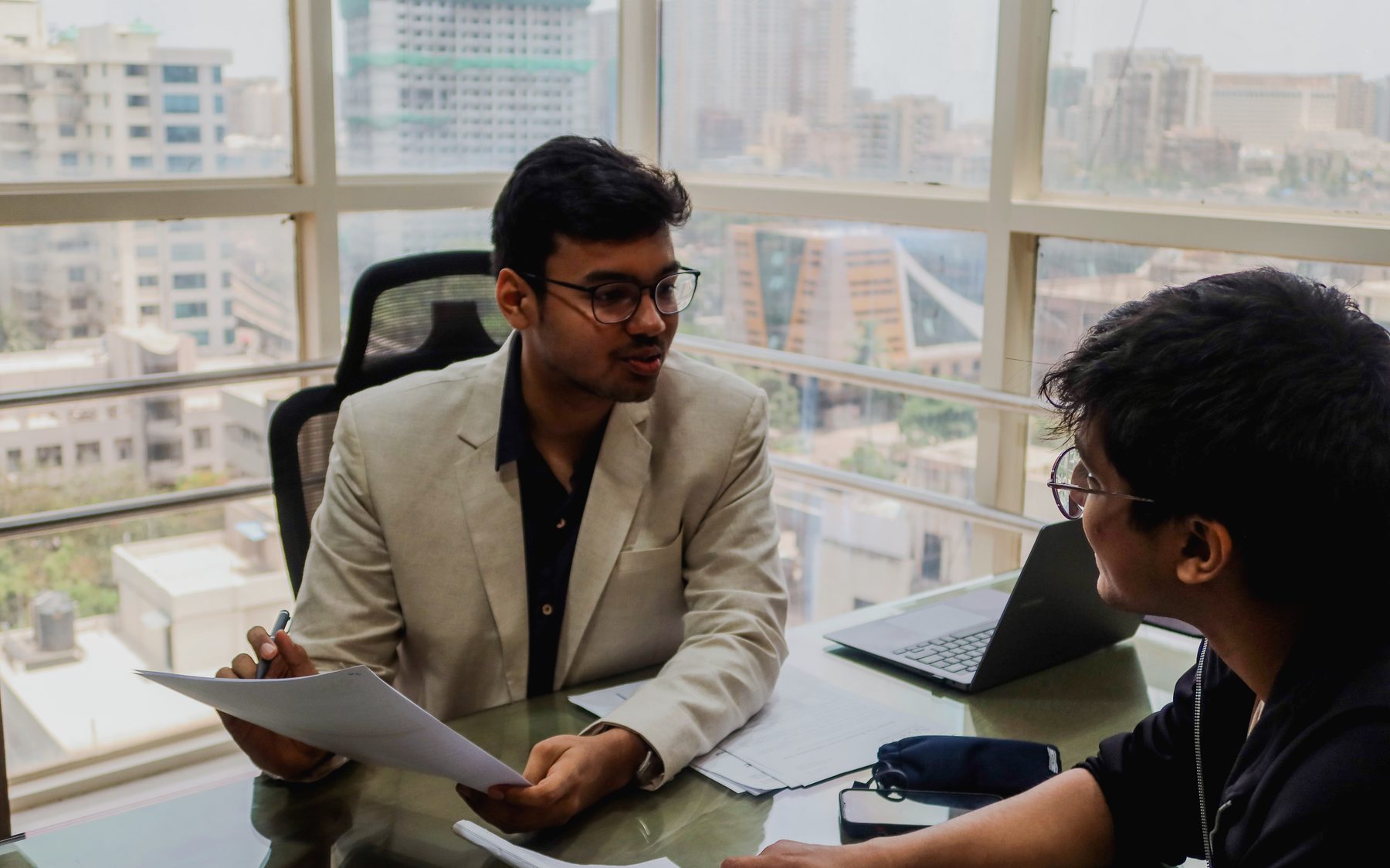 The office at Morya Bluemoon, Andheri West